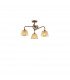 (0039 003) Tentacle Ceiling 3 Light E14 Rustic Gold-1