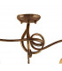 (0039 003) Tentacle Ceiling 3 Light E14 Rustic Gold-3