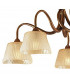(0039 002) Tentacle Ceiling 5 Light E14 Rustic Gold-4