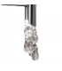 Tiffany Pendant 4+4 Light E14+G9 Polished Chrome With Cream Shades & Clear Crystal-8