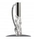 Tiffany Table Lamp 1+1 Light E14+G9 Polished Chrome With Cream Shade & Clear Crystal-4