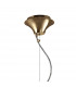 Tiffany Pendant 3+1 Light E27+G9 French Gold With Soft Bronze Shade & Clear Crystal-3