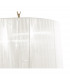 Tiffany Pendant 3+3 Light E14+G9 French Gold With White Shade & Clear Crystal-6