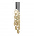 Tiffany Pendant 3+1 Light E27+G9 Polished Chrome With Cream Shade & Clear Crystal-6