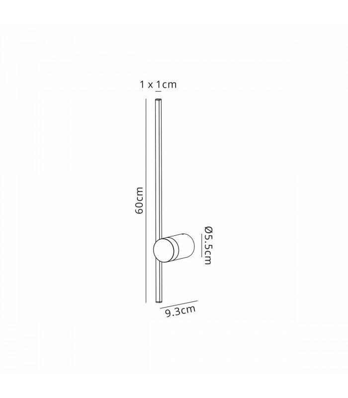 Tobago Wall Light 7W LED 3000K 590lm White 3yrs Warranty-7