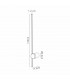 Tobago Wall Light 12W LED 3000K 1010lm White 3yrs Warranty-6