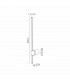 Tobago Wall Light 9W LED 3000K 760lm White 3yrs Warranty-7