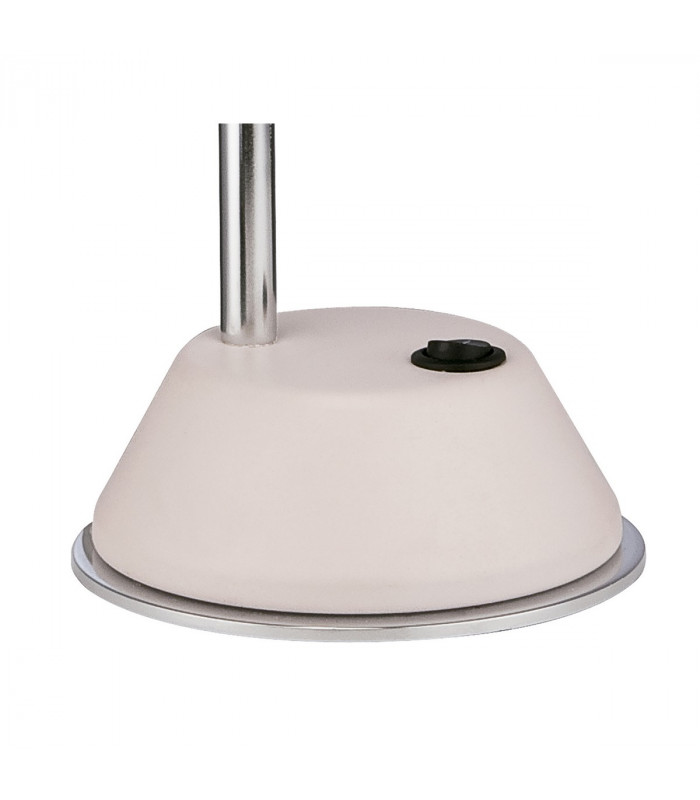 Tobias Table Lamp 1 Light 3W LED 3000K 300lm Matt White/Frosted Acrylic/Polished Chrome 3yrs Warranty-4