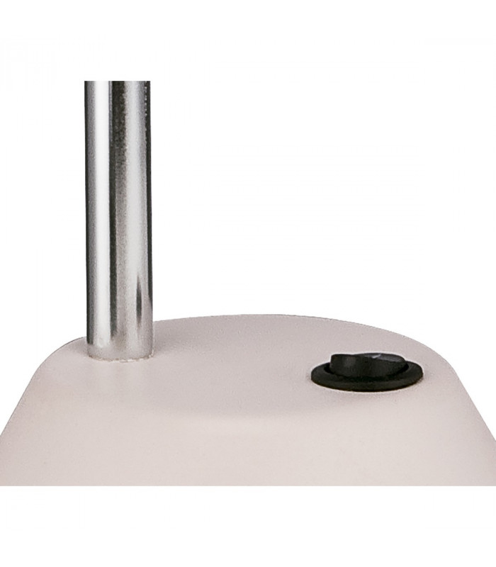 Tobias Table Lamp 1 Light 3W LED 3000K 300lm Matt White/Frosted Acrylic/Polished Chrome 3yrs Warranty-5