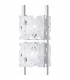 Tokio Floor Lamp 4 Light G9, Gloss White/Polished Chrome