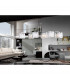 Tokio Rectangular Telescopic 6 Light G9 Line Gloss White/Polished Chrome-2