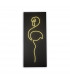 Trazos Bird Picture Wall Lamp 22W LED 4000K lm Matt Black 3yrs Warranty-1