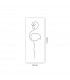 Trazos Bird Picture Wall Lamp 22W LED 4000K lm Matt Black 3yrs Warranty-5