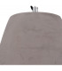 Triangle Pendant Small 1 Light E27, Cement/Polished Chrome