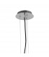 Triangle Pendant Large 1 Light E27 Beech/Polished Chrome-6