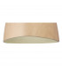 Triangle Pendant Large 1 Light E27 Beech/Polished Chrome-9