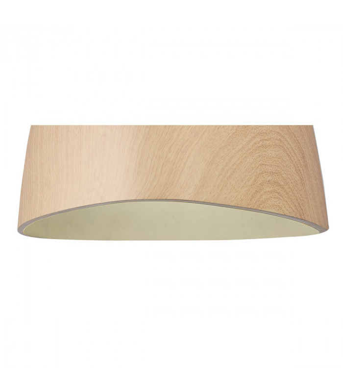 Triangle Pendant Large 1 Light E27 Beech/Polished Chrome-9