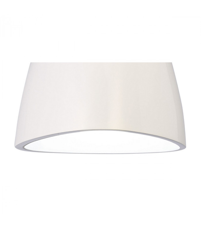Triangle Pendant Small 1 Light E27 Gloss White/Polished Chrome-8