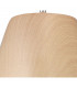 Triangle Pendant Small 1 Light E27 Beech/Polished Chrome-6