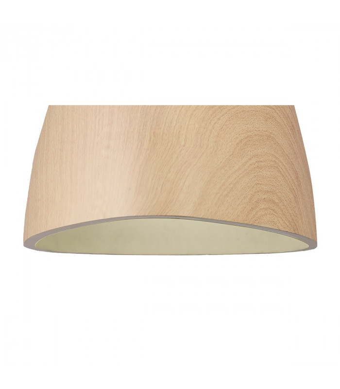 Triangle Pendant Small 1 Light E27 Beech/Polished Chrome-7