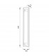 Tube Flush 21W LED 4000K Polished Chrome/ Sand Diamond 1800lm 3yrs Warranty-5