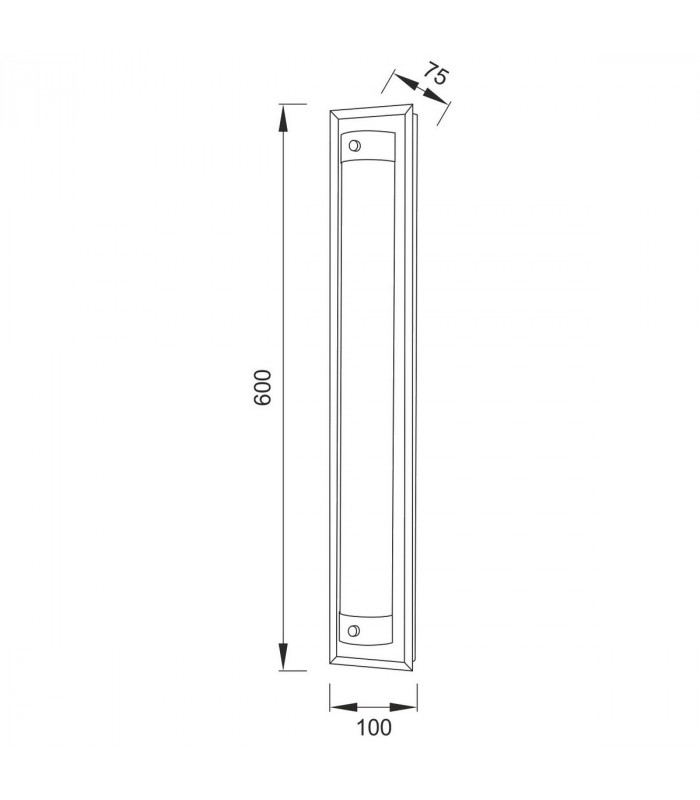 Tube Flush 21W LED 4000K Polished Chrome/ Sand Diamond 1800lm 3yrs Warranty-5
