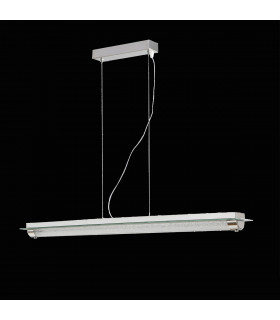 Tube Pendant 26W LED 4000K Polished Chrome/ Sand Diamond 2000lm 3yrs Warranty-2
