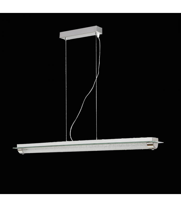 Tube Pendant 26W LED 4000K Polished Chrome/ Sand Diamond 2000lm 3yrs Warranty-2