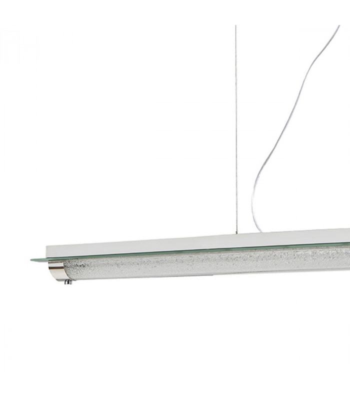 Tube Pendant 26W LED 4000K Polished Chrome/ Sand Diamond 2000lm 3yrs Warranty-4