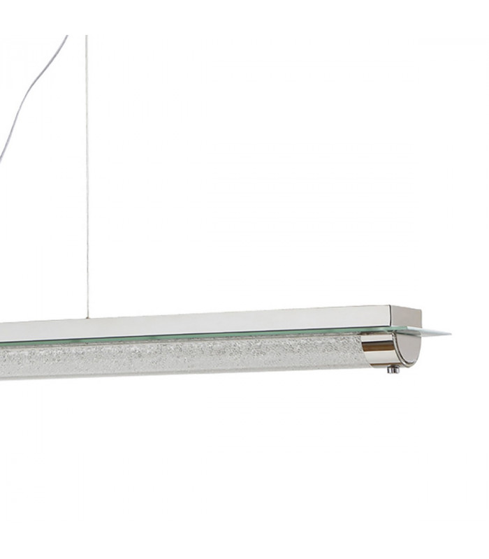 Tube Pendant 26W LED 4000K Polished Chrome/ Sand Diamond 2000lm 3yrs Warranty-5