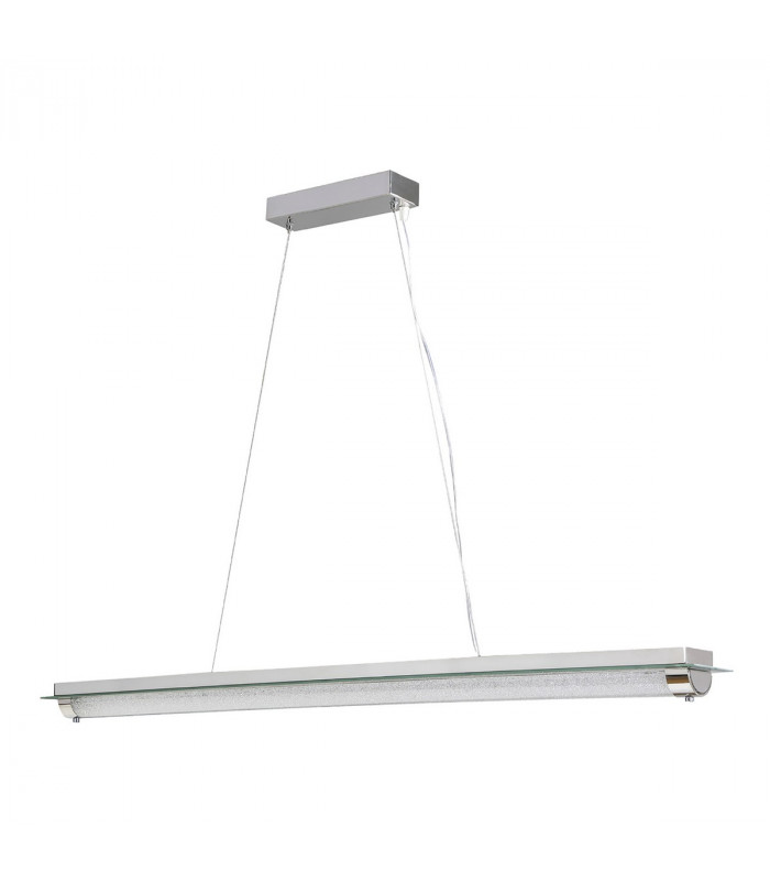 Tube Pendant 36W LED 4000K Polished Chrome/Mirror / Sand Diamond 2800lm 3yrs Warranty-1