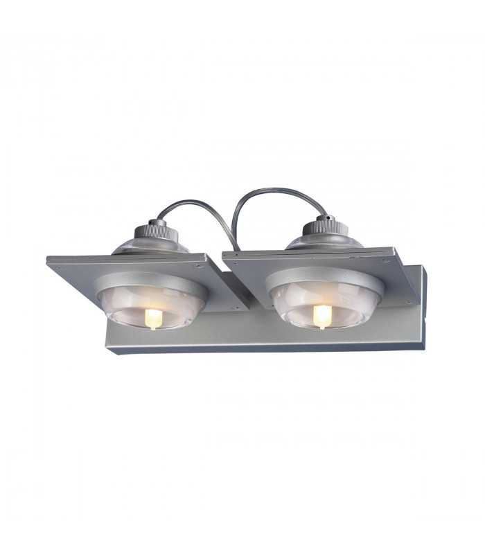 (0040 006) Ull Wall Lamp 2 Light G9 Silver Grey-1