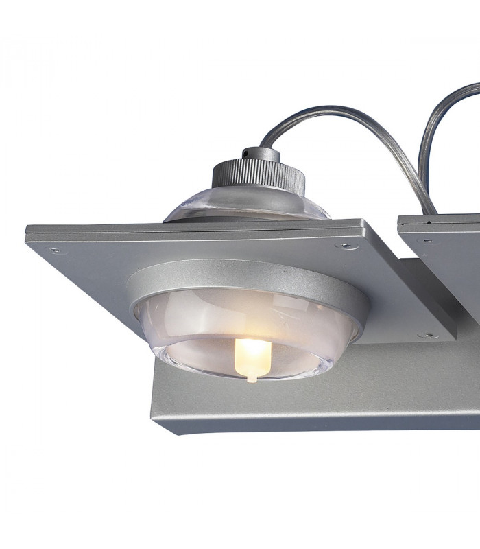 (0040 006) Ull Wall Lamp 2 Light G9 Silver Grey-3