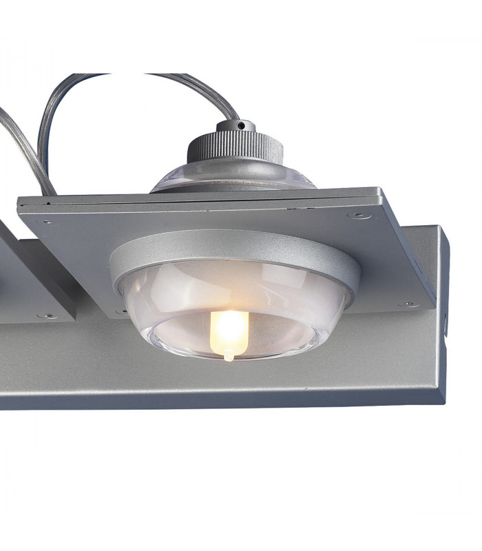 (0040 006) Ull Wall Lamp 2 Light G9 Silver Grey-4