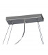 (0040 002) Ull Rectangular Pendant 6 Light G9 Silver Grey-3