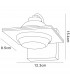 (0040 007) Ull Wall Lamp 1 Light G9 Silver Grey-6
