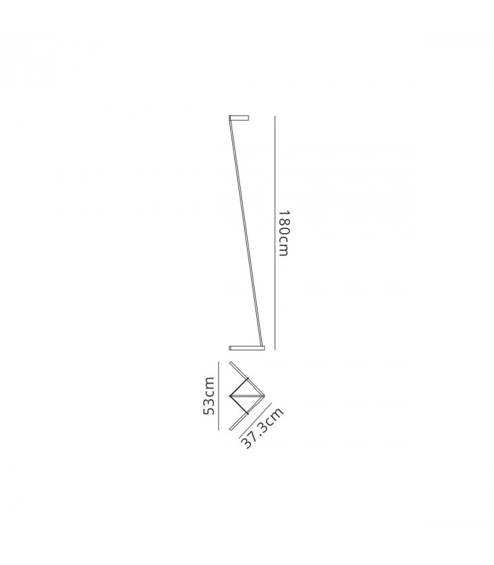 Vector Floor Lamp 40W LED 3000K 3000lm Dimmable Black 3yrs Warranty-6
