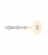 Venus Wall Lamp Coat Rack 6W LED 3000K 490lm White 3yrs Warranty-1