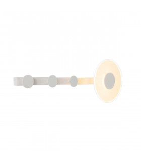 Venus Wall Lamp Coat Rack 6W LED 3000K 490lm White 3yrs Warranty-1