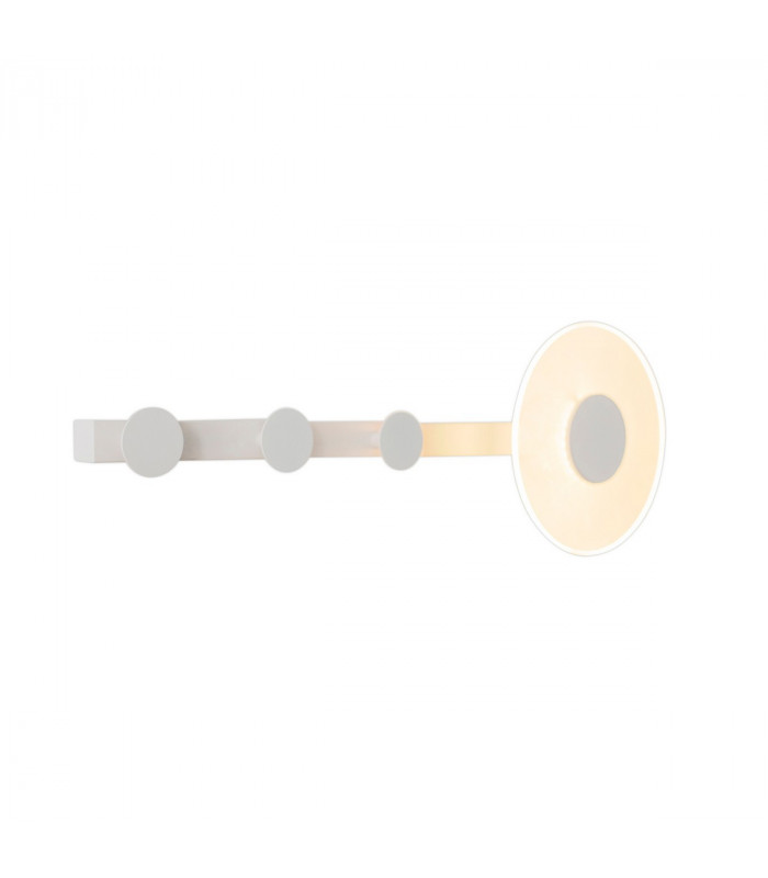 Venus Wall Lamp Coat Rack 6W LED 3000K 490lm White 3yrs Warranty-1