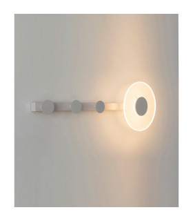 Venus Wall Lamp Coat Rack 6W LED 3000K 490lm White 3yrs Warranty-2