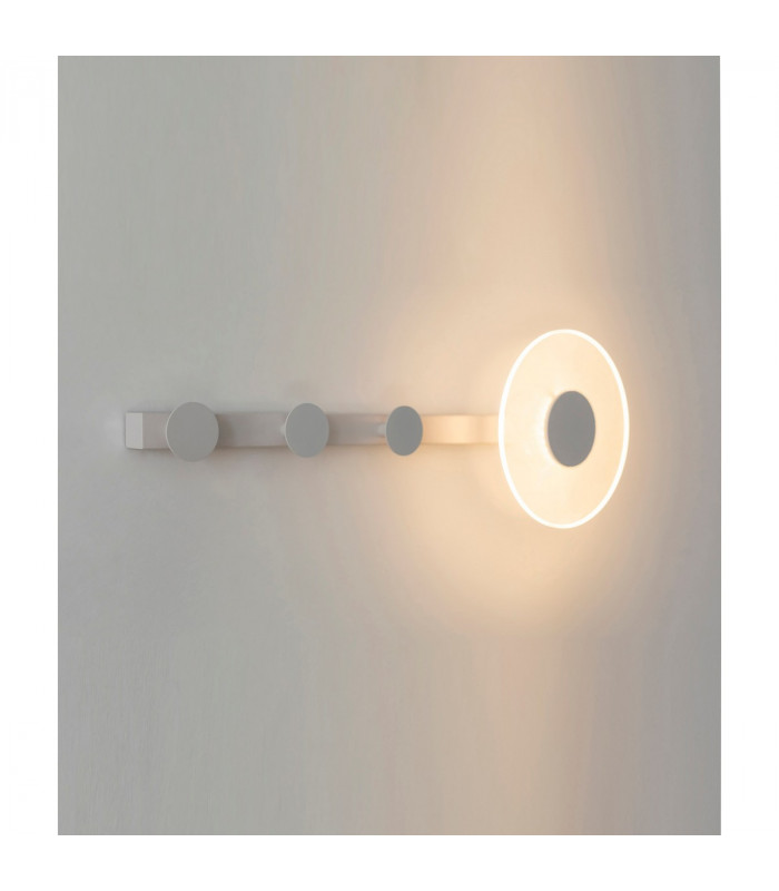 Venus Wall Lamp Coat Rack 6W LED 3000K 490lm White 3yrs Warranty-2