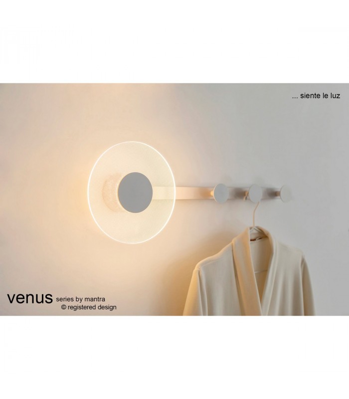 Venus Wall Lamp 9W LED 3000K 780lm White 3yrs Warranty-3