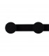 Venus Wall Lamp Coat Rack 6W LED 3000K 490lm Black 3yrs Warranty-7