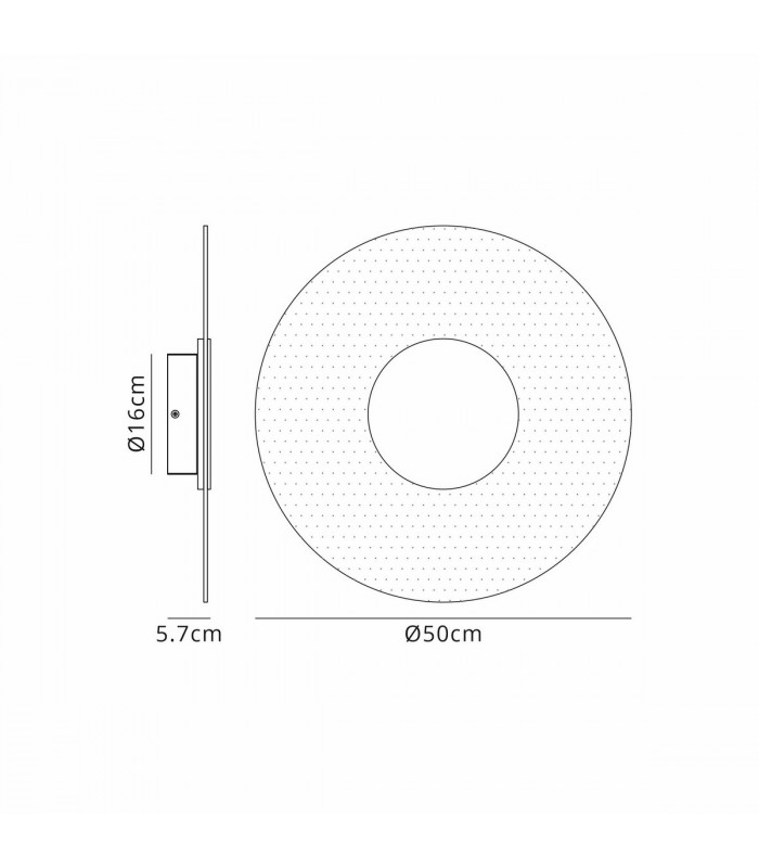 Venus Wall Lamp 18W LED 3000K 1440lm White 3yrs Warranty-7