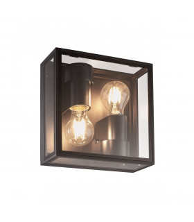 Verbier Up/Down Ceiling/Wall Lamp 2 x E27 IP65 Dark Grey 2yrs Warranty-1