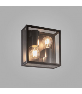 Verbier Up/Down Ceiling/Wall Lamp 2 x E27 IP65 Dark Grey 2yrs Warranty-2