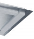 Verona Square Ceiling 4 Light 20W LED 3000K 1800lm Satin Aluminium/Frosted Acrylic 3yrs Warranty-5