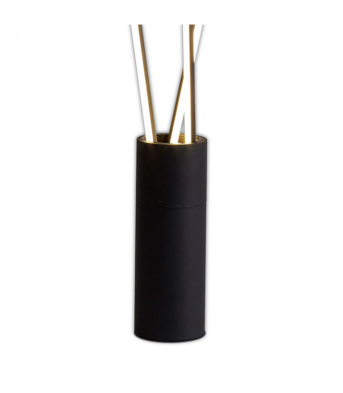 Vertical 3 Light Floor Lamp 60W LED 3000K 3600lm Dimmable Black 3yrs Warranty-6
