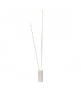 Vertical 2 Light Floor Lamp 44W LED 3000K 2600lm Dimmable White 3yrs Warranty-1